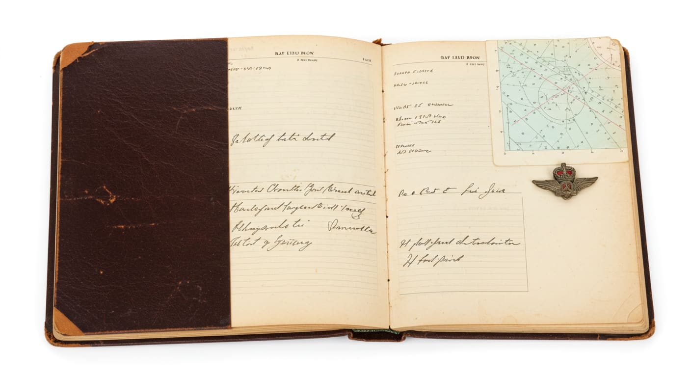 Flying Log Books antiques we buy