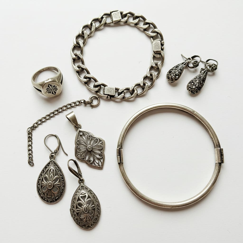 Silver Jewellery antiques we buy